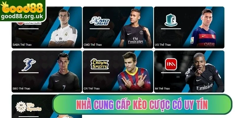 Thể thao Good88 2 Nhà cung cấp kèo cược có uy tín trên thị trường